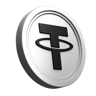 Elemento de moneda Tether USDT dentro del apartado de confianza de la comunidad de trading